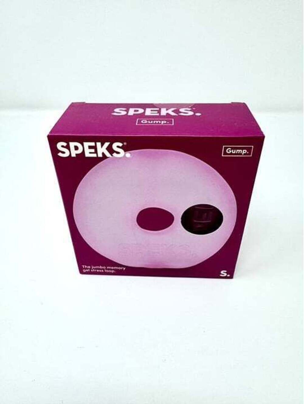 SPEKS Gump Red JUMBO Memory Gel Stress Loop Fidget Toy Super Soft Sensory NEW